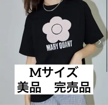 [ 새상품급 ] MARY QUANT PUBLUX 상가 자수 T셔츠