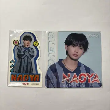 쿠사카와 나오야 NAOYA 스티커 코스터 세트 라우 원 원엔