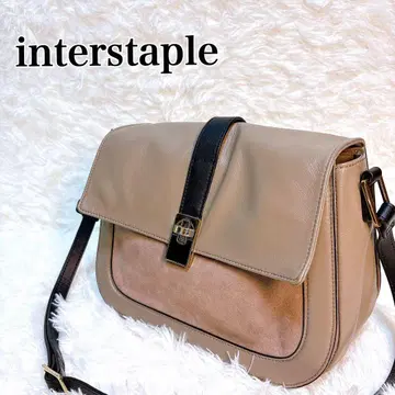 [ 천연 가죽 ] 인터스테이플 interstaple / 숄더백
