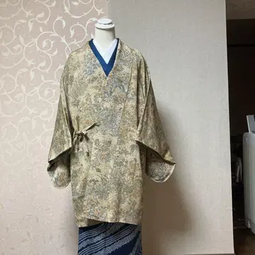도중착 베이지 미니 꽃무늬