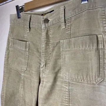 Hysteric Glamour 베이지 코듀로이 팬츠