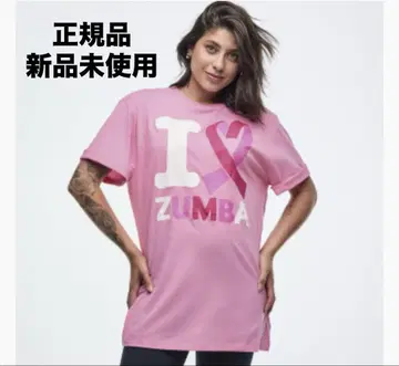 I ZUMBA 남녀 공용 프리 사이즈 T셔츠 옅은 핑크