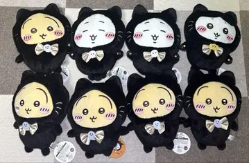 치이카와 (먼작귀) 검은 고양이 봉제 인형 8체 세트