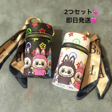 인기 LABUBU 립 파우치 립 케이스 잡화 파우치 2개 세트