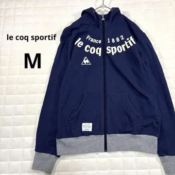 le coq sportif 후드티 맨투맨 M 남성용 네이비 후드