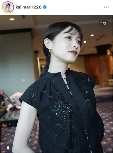 L'Or 레이스 블라우스