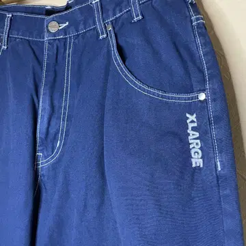XLARGE 블루 워크 팬츠 32