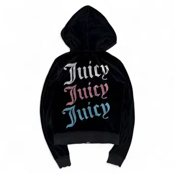 JUICY COUTURE studs design velours hoodi