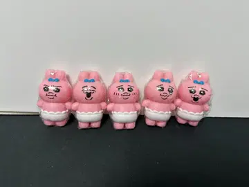빤쮸토끼 소프트 비닐 피규어 전 5종 세트