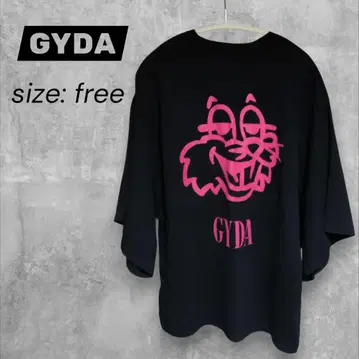 [ 새상품급 ] GYDA 오버 사이즈 T셔츠 블랙 갸루