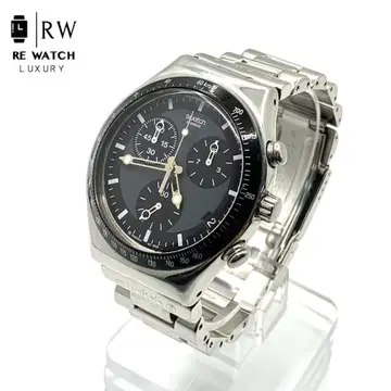7-3437 Swatch AG 1999 크로노그래프 블랙 손목시계