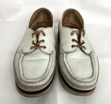 러셀 모카신 레가타 보트슈 트리플 범프 화이트 US9