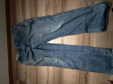 Dickies 데미지 가공 블루 데님