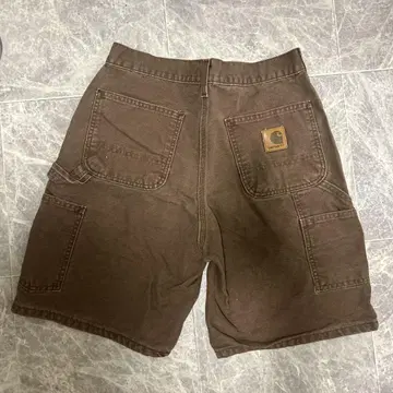 Carhartt 하프 팬츠 라이트 브라운