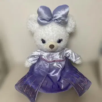 디즈니 유니베어시티 퍼피 봉제 인형 코스튬 안나와 엘사