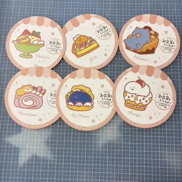 오분구토이잇쇼 오분구 씨 콜라보 카페 스이파라 코스터