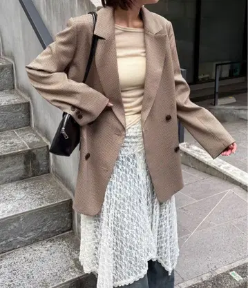 프리즈마트 더블 브레스트 자켓