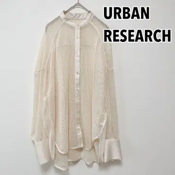 URBAN RESEARCH 어반 리서치 긴팔 블라우스 화이트