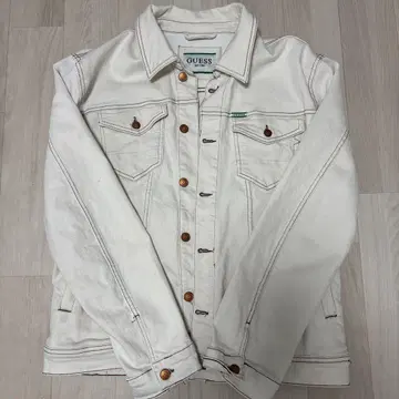 GUESS(게스) 화이트 데님 자켓