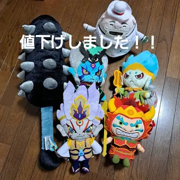 [ 요로즈마트 한정판 ] 요괴워치 봉제 인형 세트