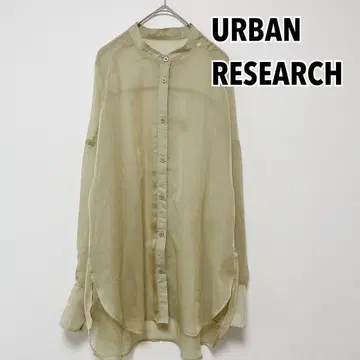 URBAN RESEARCH 어반 리서치 긴팔 블라우스 그린