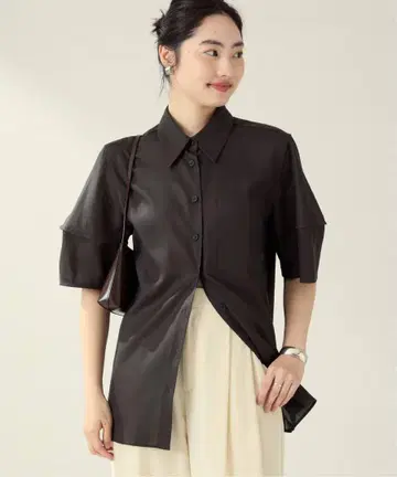 Plage Form 하프 슬리브 셔츠