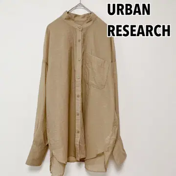 URBAN RESEARCH 어반 리서치 베이지 긴팔 블라우스