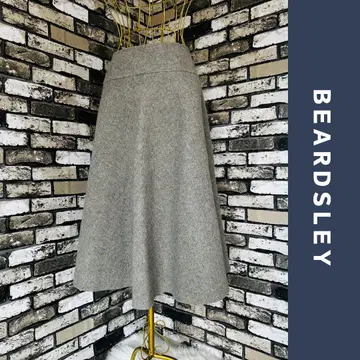 BEARDSLEY 비어즐리 울 플레어 스커트 리버서블