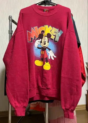 90s 디즈니 미키 맨투맨 USA제