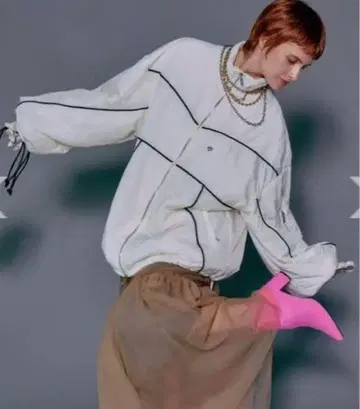 maison special 패딩 트랙 블루종