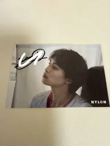 쿠사카와 타쿠야 초특급 타쿠야 친필 사인 엽서 NYLON
