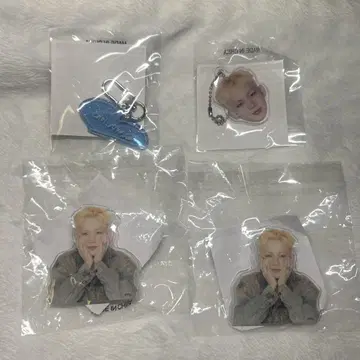 TREASURE  세트 클립 얼굴 아크링 키링 키링