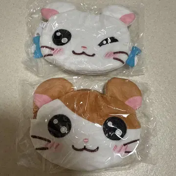 방가방가 햄토리 복슬복슬 페이스 파우치 리본짱 햄토리