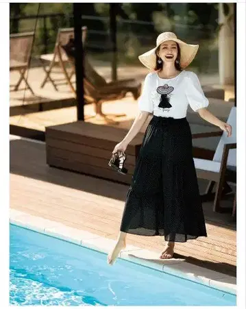 카탈로그 게재 엠즈 그레이시 플레어 팬츠 38