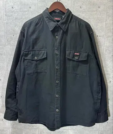 Dickies 디키즈 워크 셔츠 덕 셔츠 XL 은목단