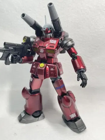 HG 1/144 건캐논 건담 프라모델 페인팅 완료품