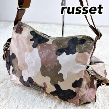 미사용급 russet 러셋 원 숄더 백 카모플라주 패턴
