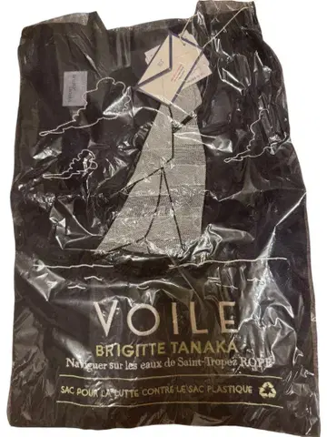 미사용! 브리지트 타나카 ROPE 별주 에코백 네이비