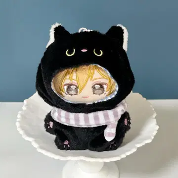 10~12cm 인형옷 검은 고양이 코스튬 인형옷 이츠누이 앙스타
