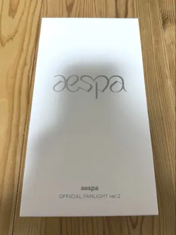 aespa 응원봉 Ver.2 전원 트레이딩 카드 포함 미사용