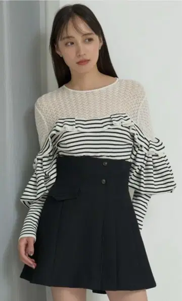플리츠 스카 숏 팬츠 snidel