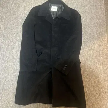 캐시미어 혼방 TAKEO KIKUCHI 블랙 체스터 코트