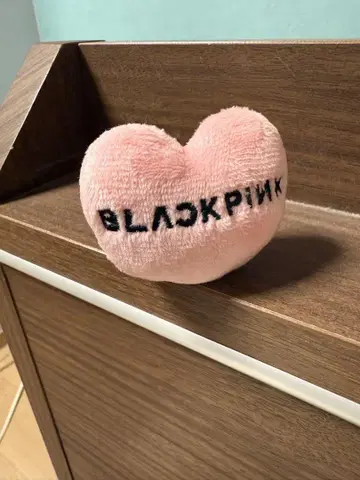BLACKPINK 하트 모양 봉제 인형 머리끈