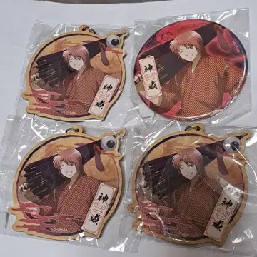 은혼 카무이 복권 우드 키링 D상 마루 캔뱃지 E상 최애챤