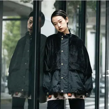 akio docking blouson with fur