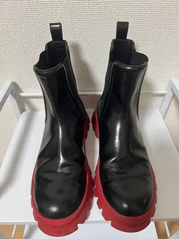 레어 DSQUARED2 블랙 Tank Rain 부츠 사이즈 43