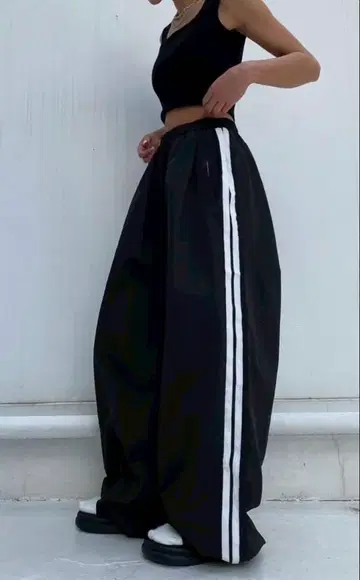 sudo 2way 볼륨 라인 팬츠 (Black)