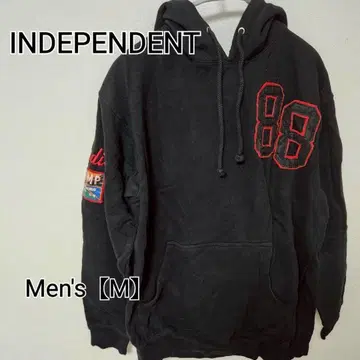 z143 [ INDEPENDENT ] 후드티 ( 남성용 M ) 블랙