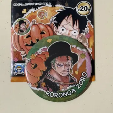 원피스 컬렉션 캔뱃지 AUTUMN Roronoa Zoro
