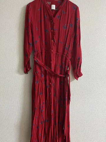 ROSEBUD 빨간색 롱 원피스